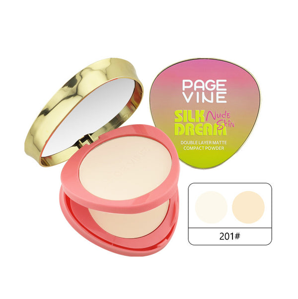 Wet and Dry Double Layer Powder