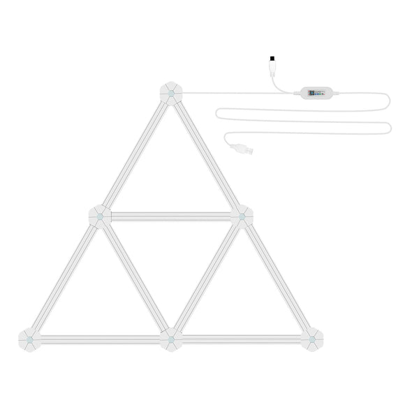 9PCS Smart RGB Wall Light Lines DIY