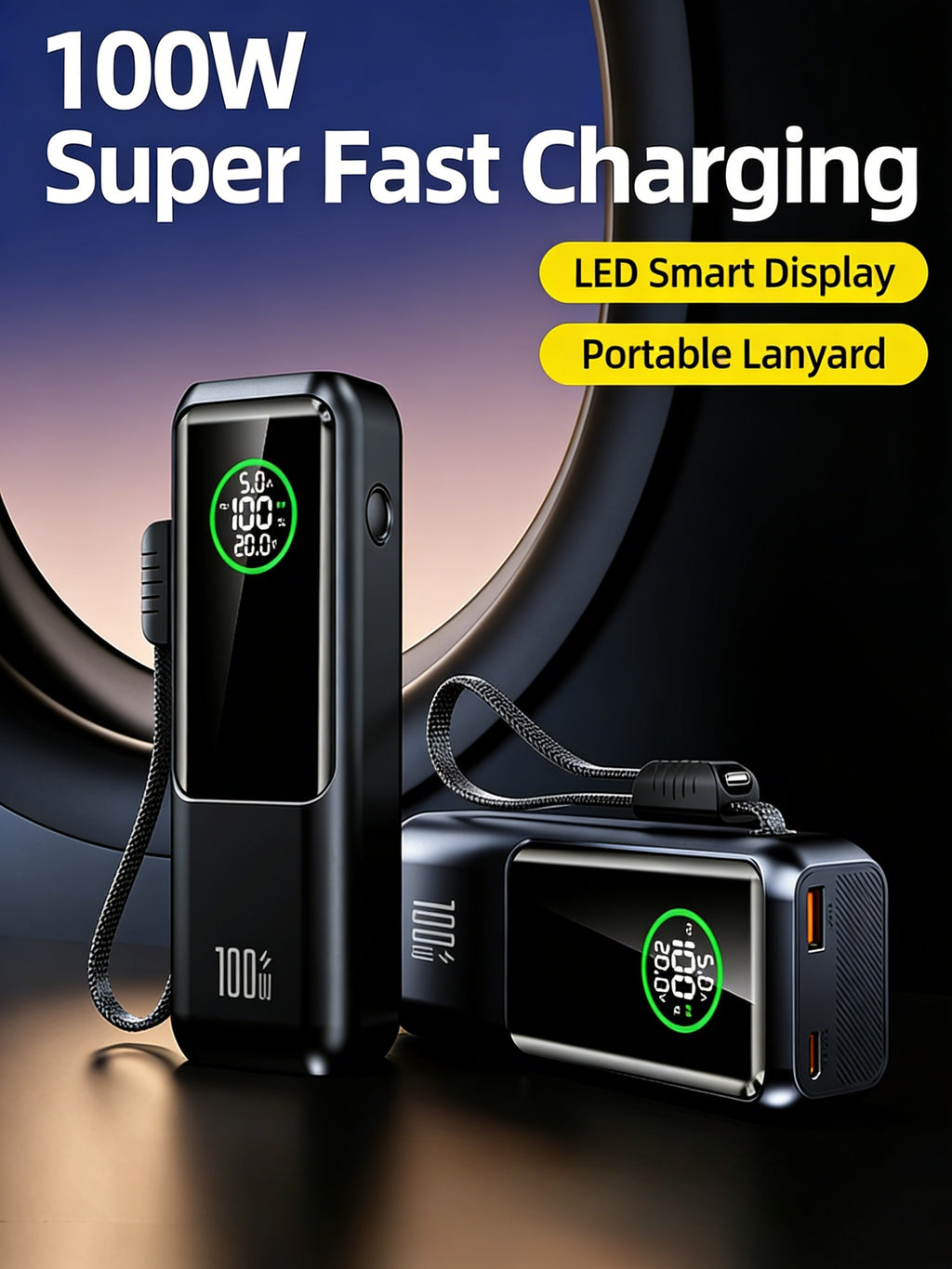 100W Portable Charger 20000mAh