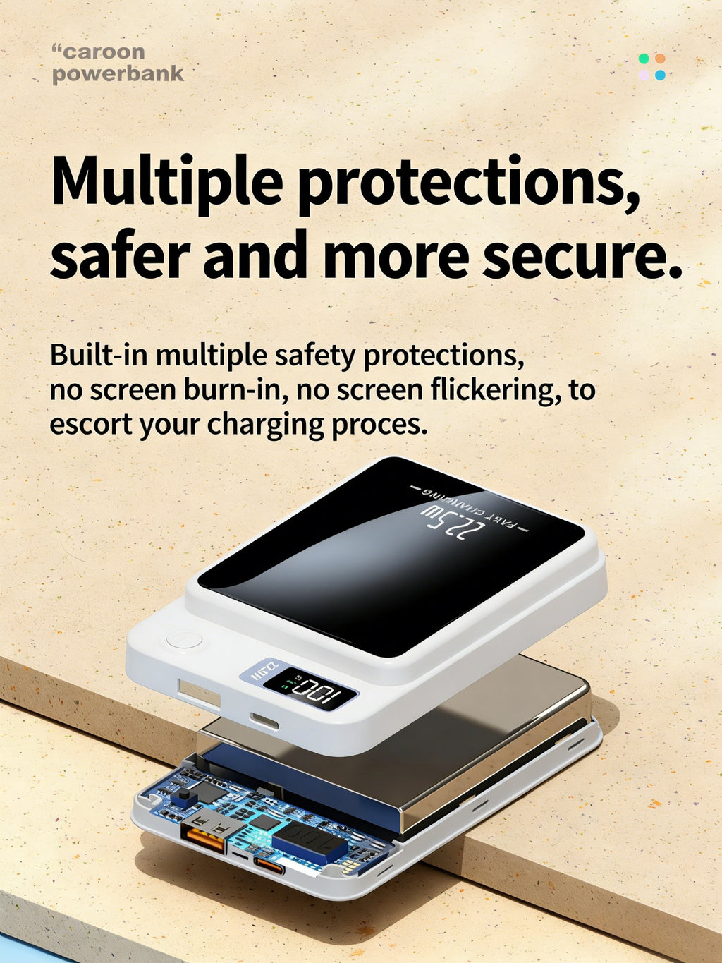 22.5W Magnetic Wireless Power Bank