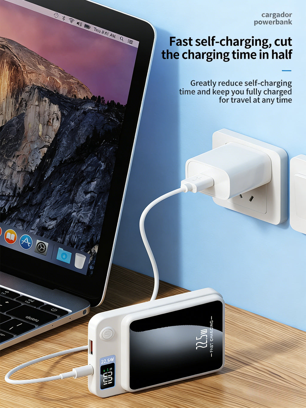 22.5W Magnetic Wireless Power Bank