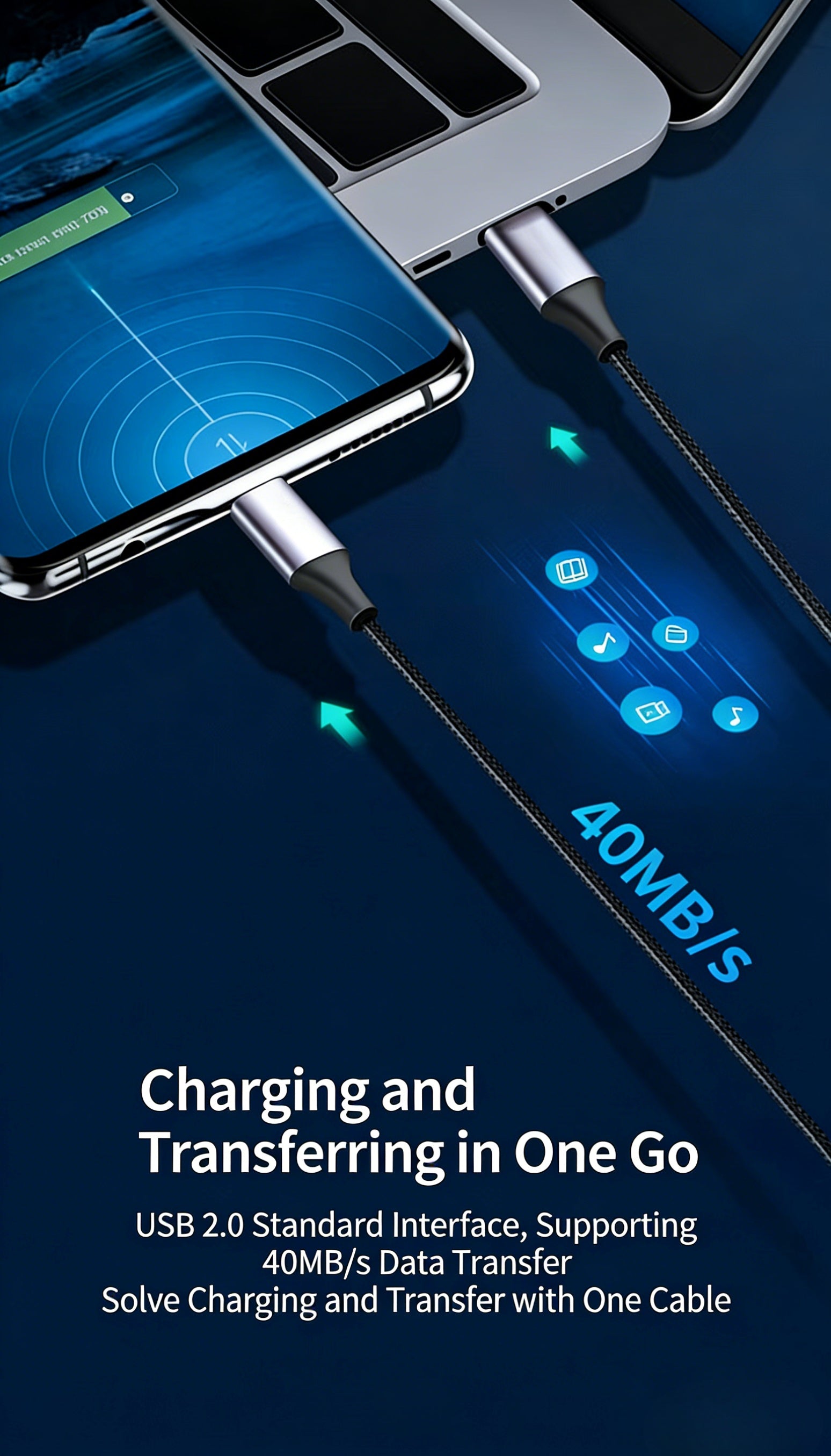 60W USB C to USB C Cable