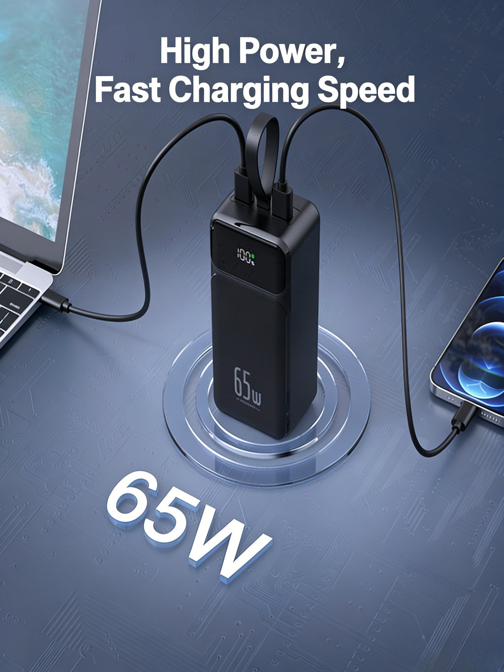 65W 30000mAh Power Bank