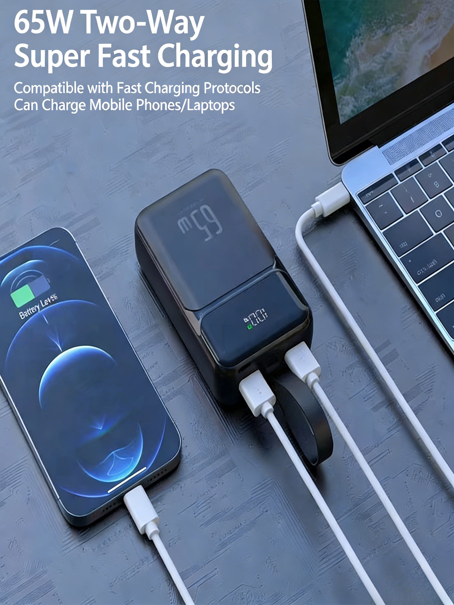 65W 30000mAh Power Bank