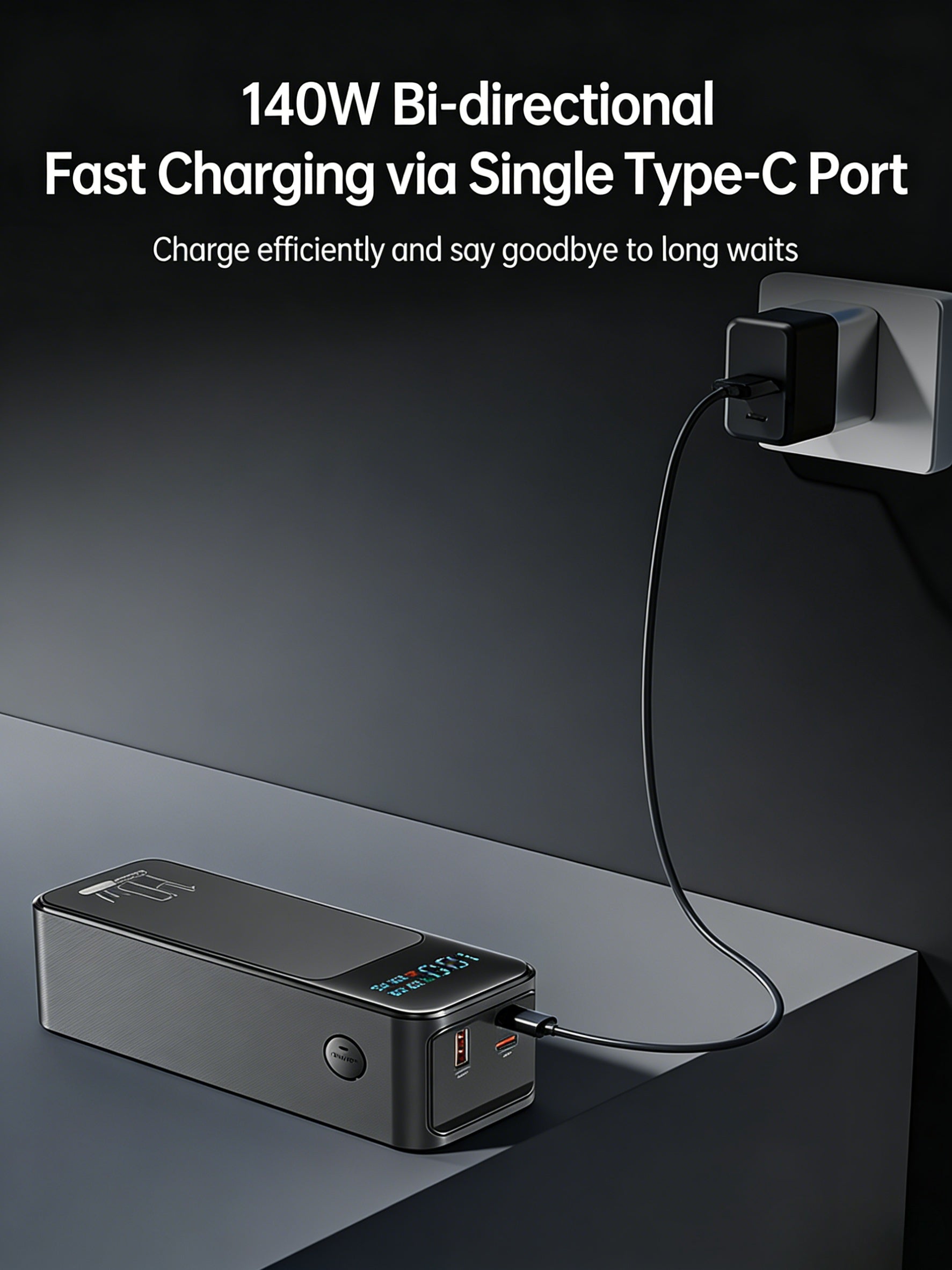 140W 27000mAh Laptop Power Bank