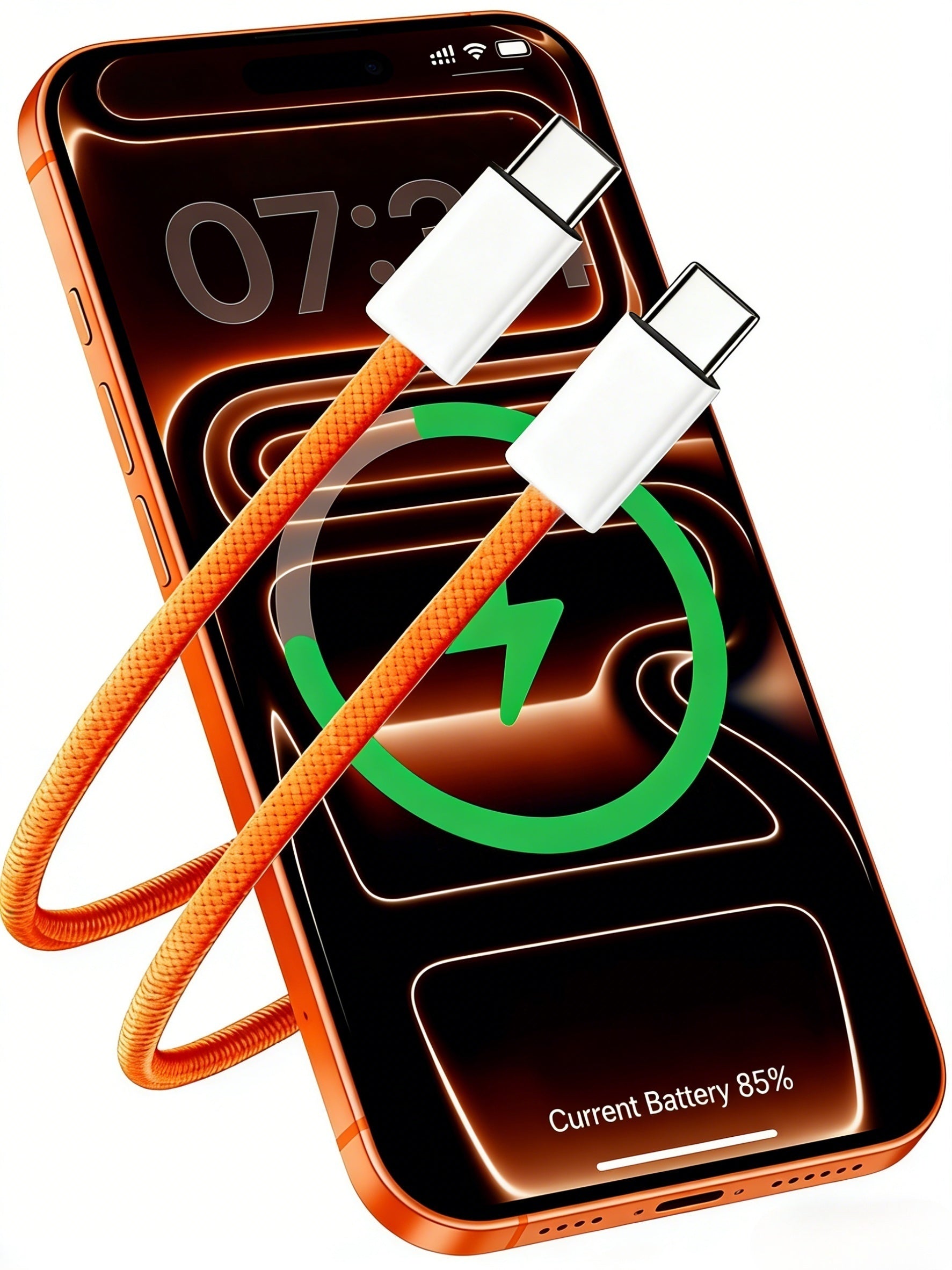 1M Durable Braided Cord Fast Charging Cable