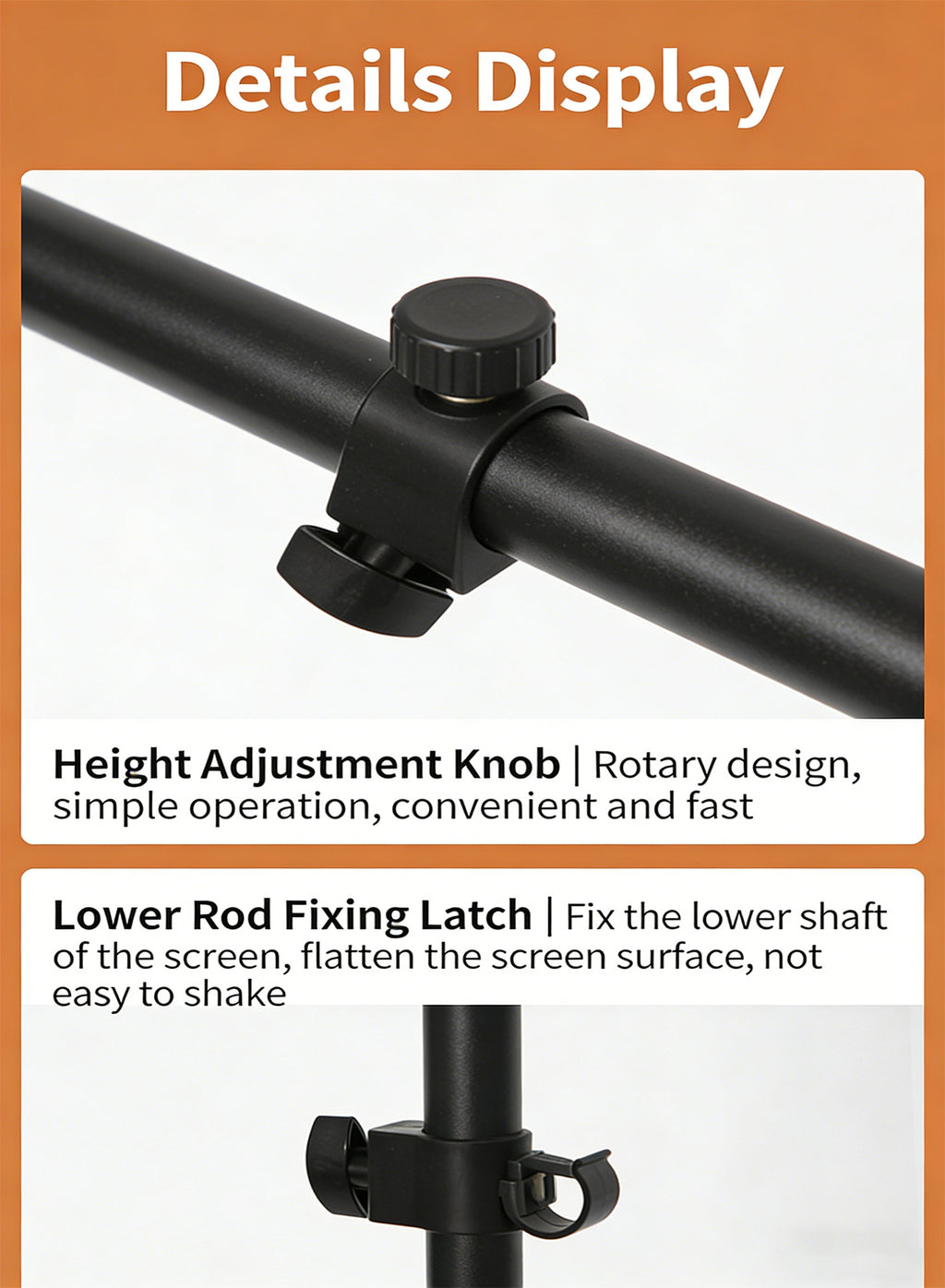 60 Inch 16:9 Portable Tripod Projector Screen