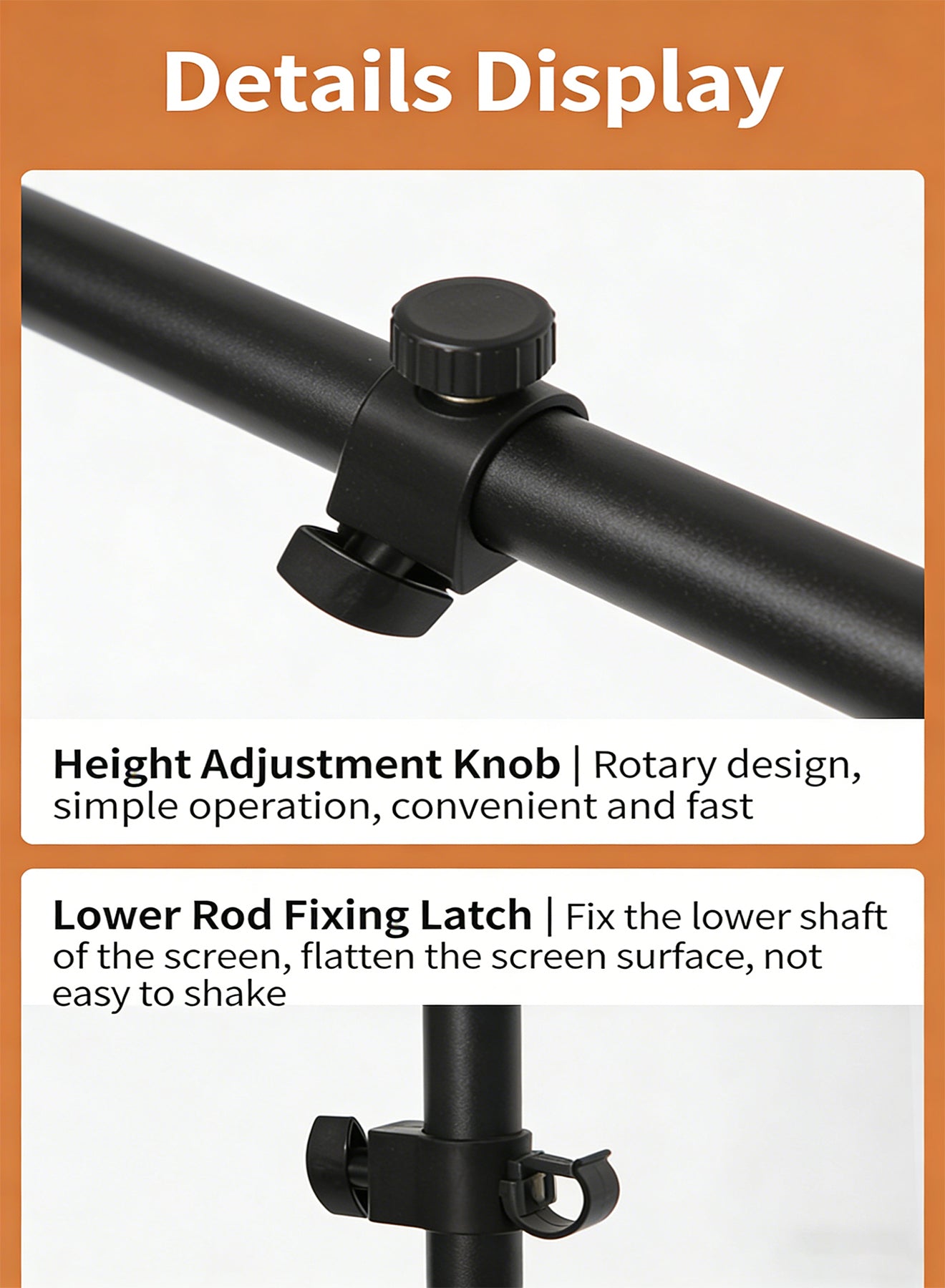 60 Inch 16:9 Portable Tripod Projector Screen