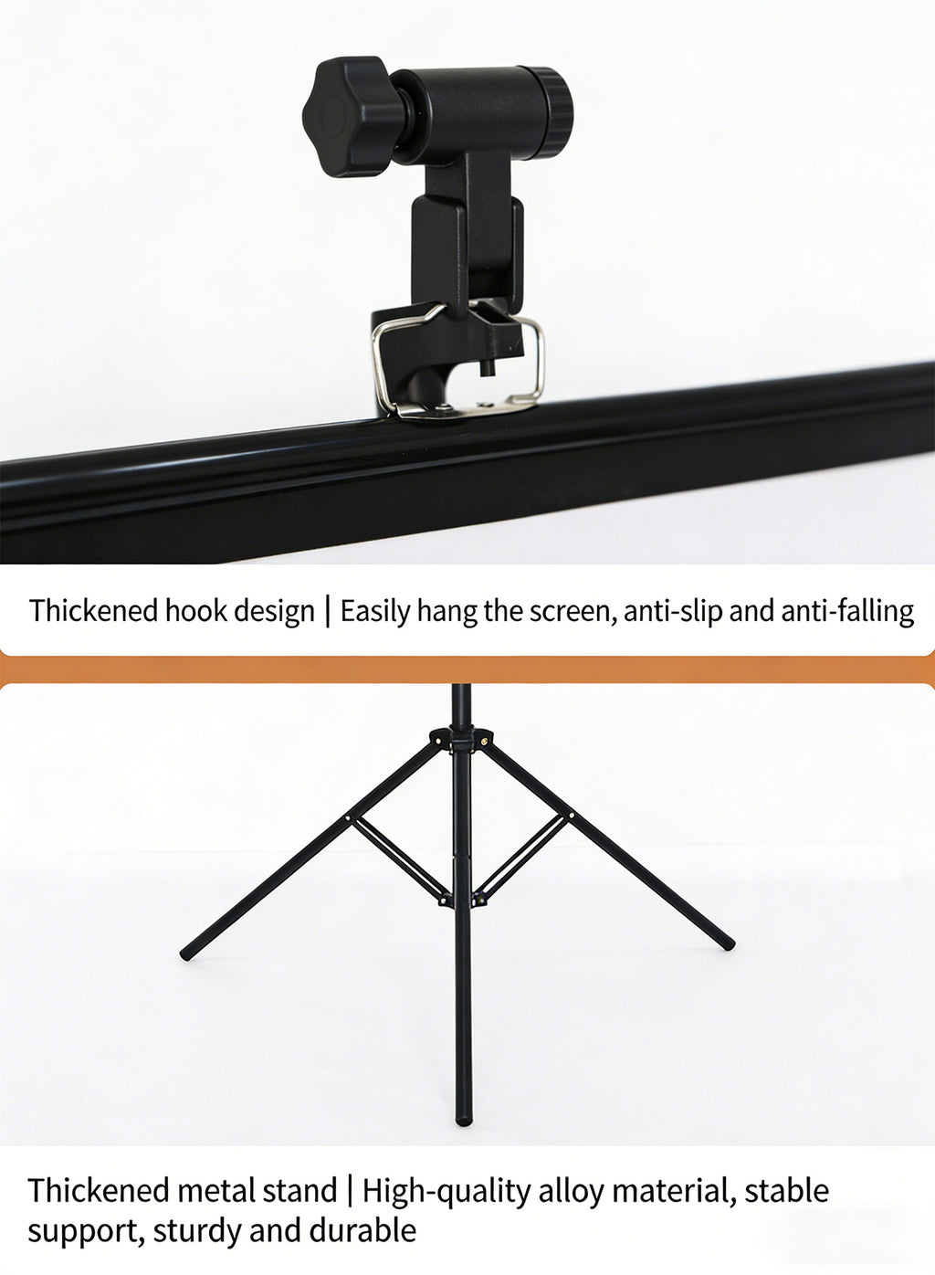 60 Inch 16:9 Portable Tripod Projector Screen