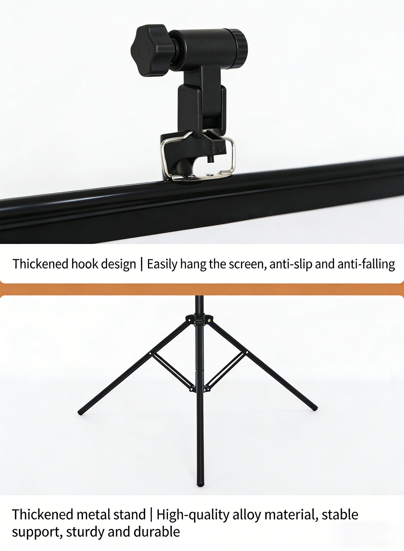 60 Inch 16:9 Portable Tripod Projector Screen