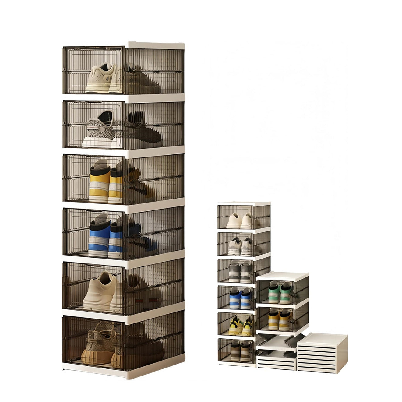 6-Tier Foldable Shoe Rack Storage Organizer