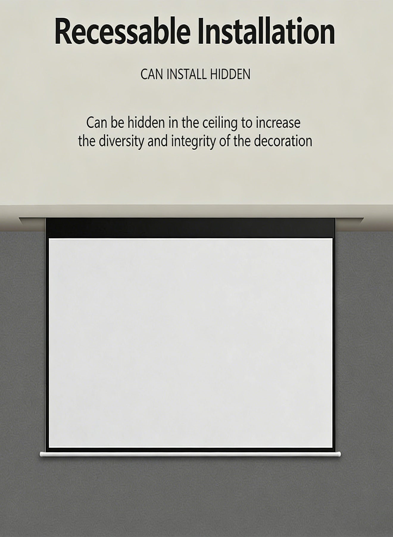 100 Inch 16:9 Projection Screen