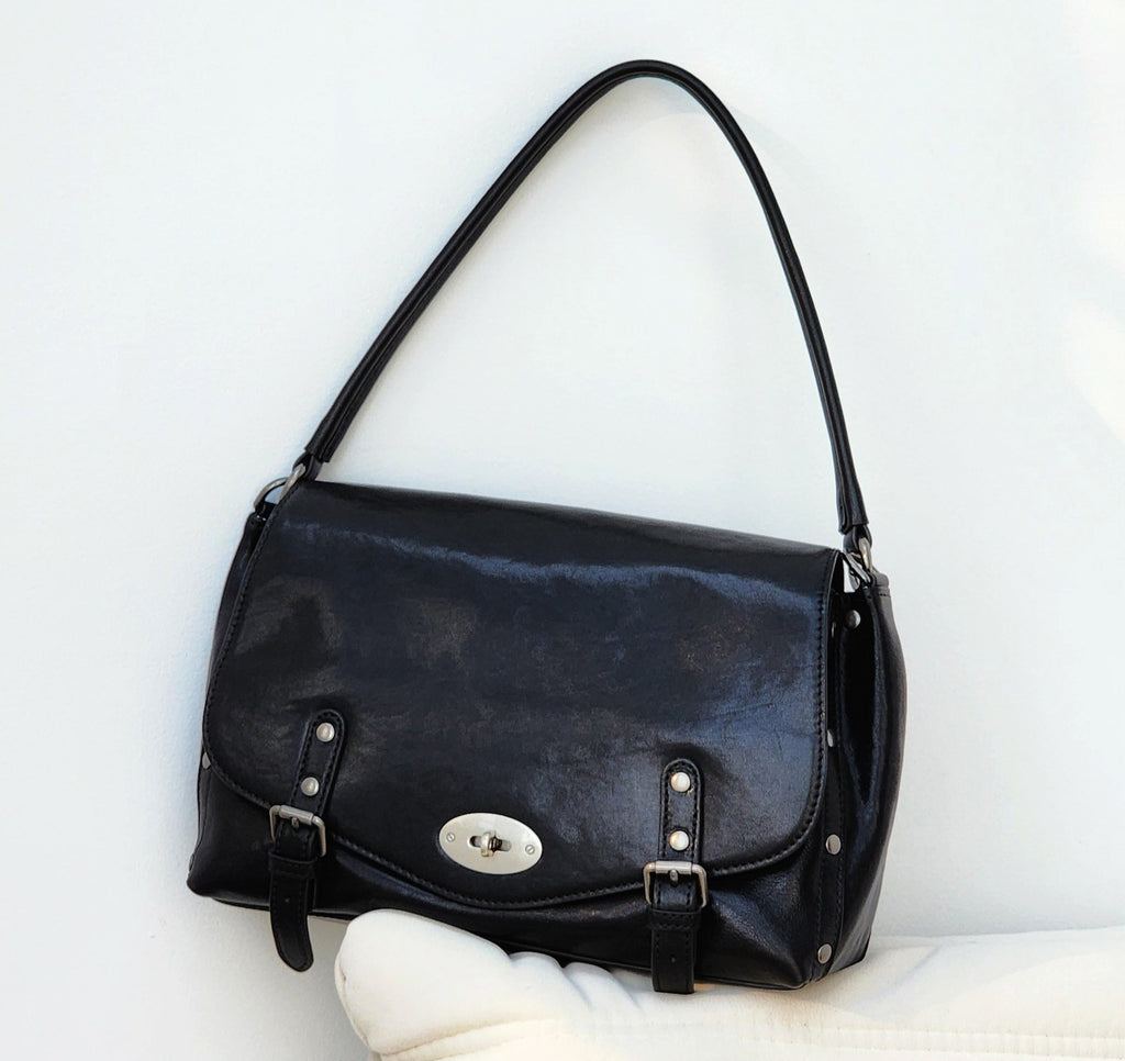 Marinsu oil wax leather mailman bag, single shoulder crossbody multi-purpose bag