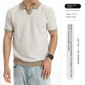 Men's tops knitted sweater polo T-shirt