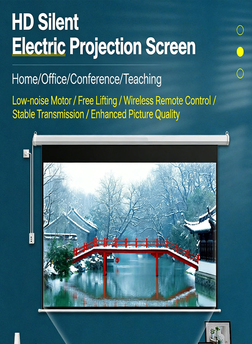100 Inch 16:9 Projection Screen