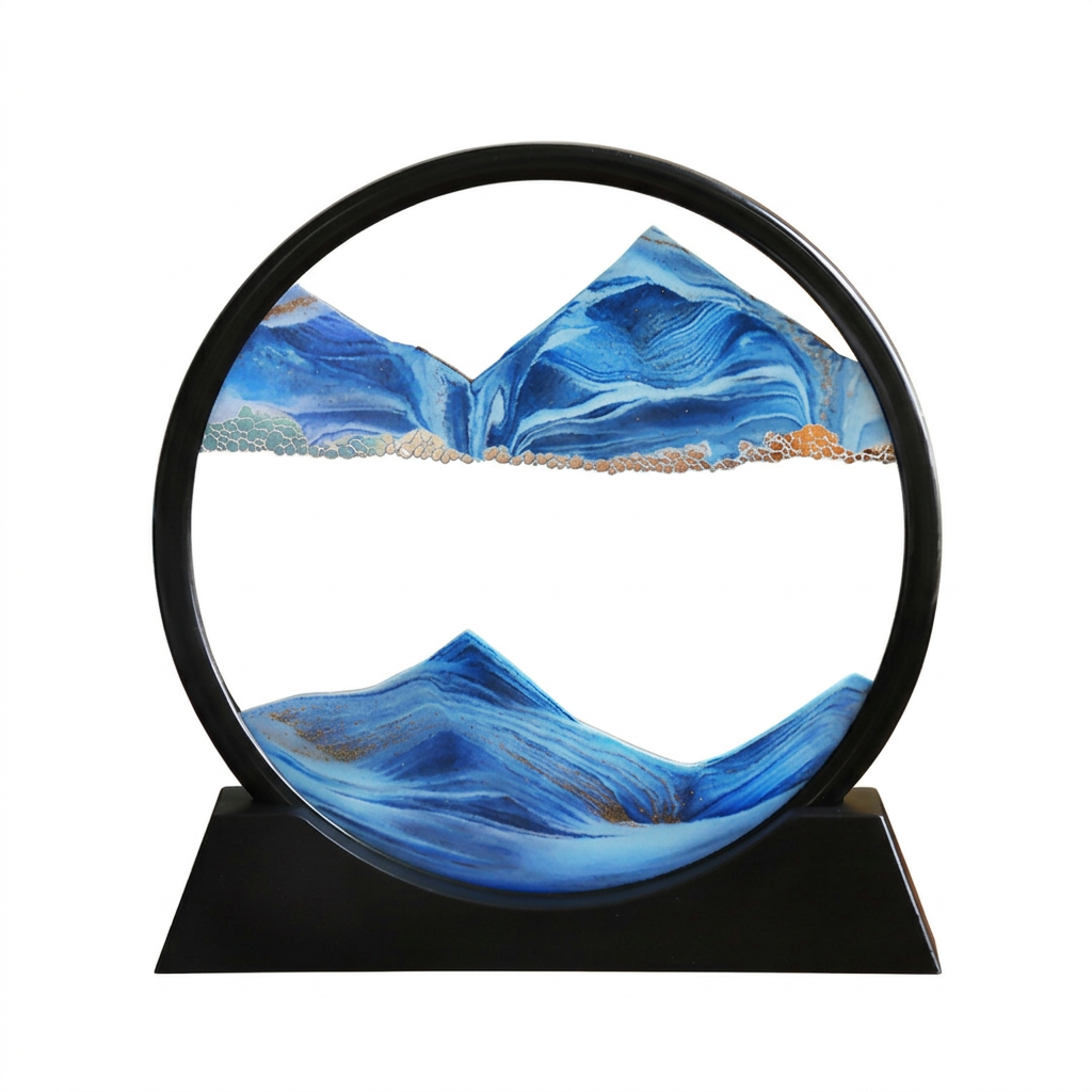 10inch Winthfure Moving Sand Art Picture