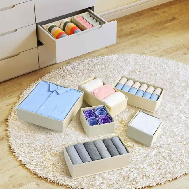 12PCS Foldable Drawer Organizer Set