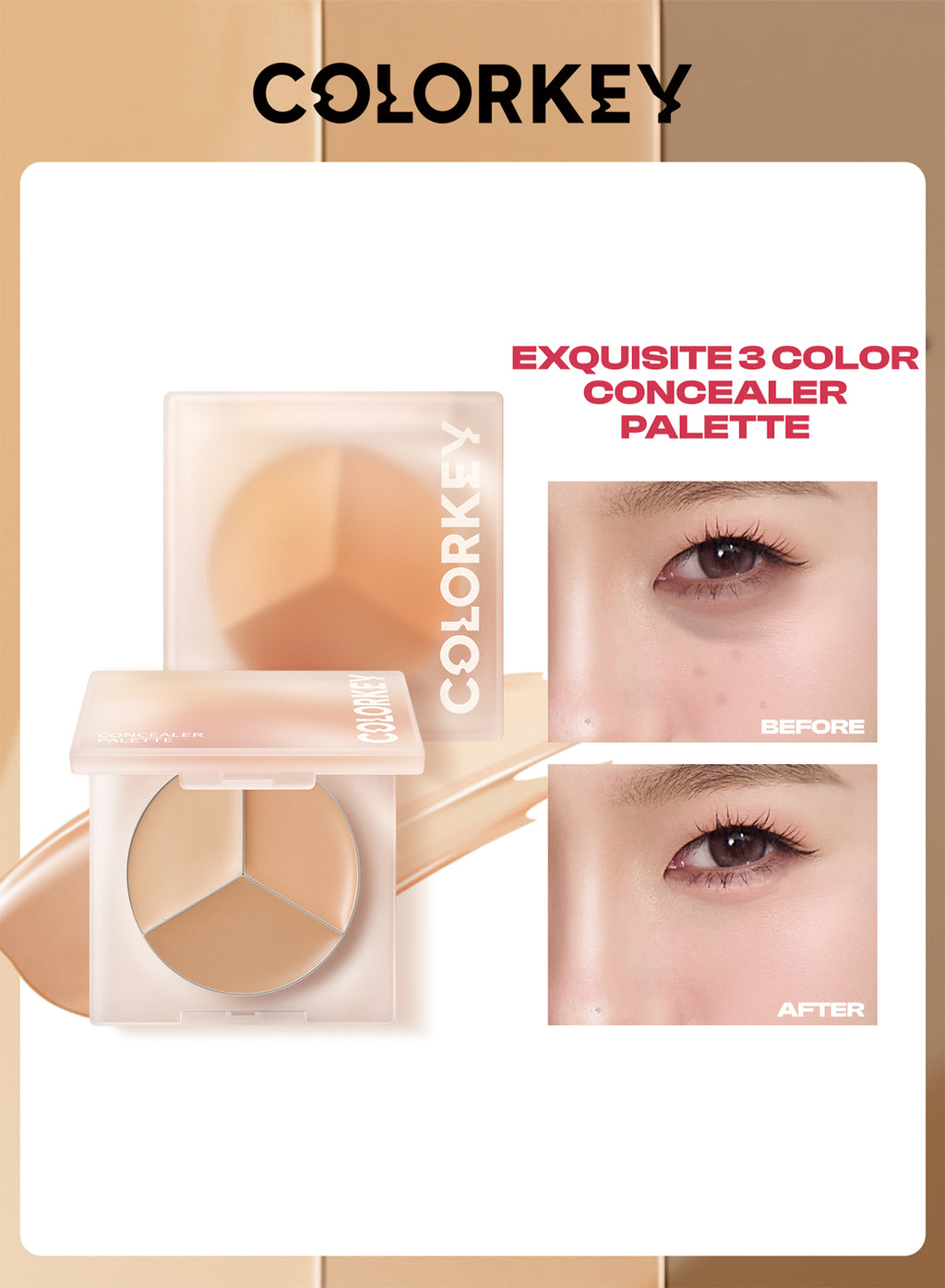 3 Colors Concealer Cream
