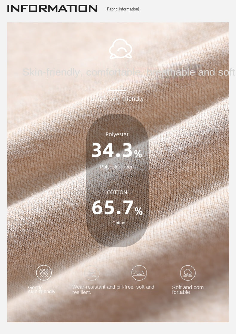 Men's Knitted Cotton Lapel Polo Shirt Short Sleeve Men's